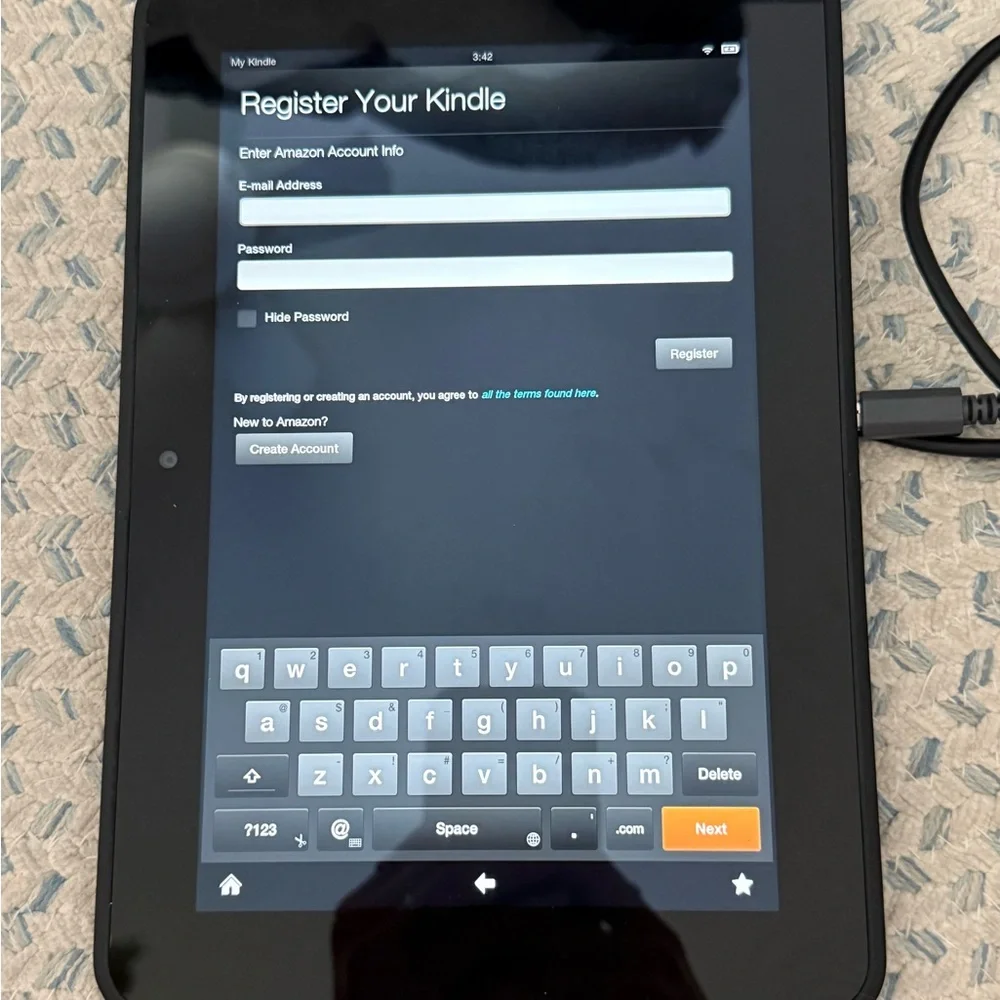 Amazon Kindle Tablet in Black
